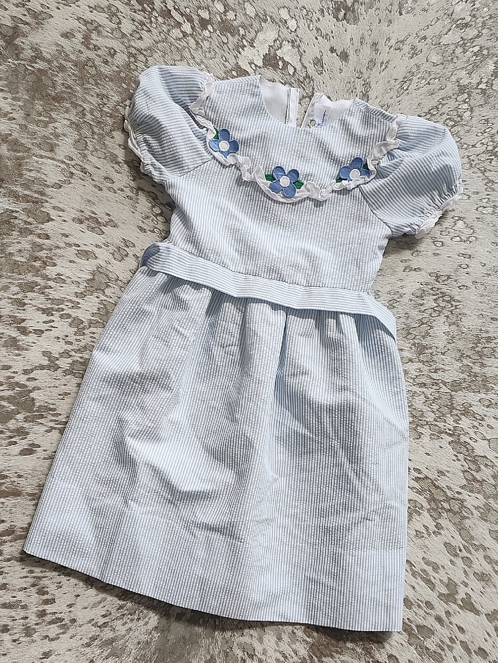 Florence Eiseman Seersucker Dress Sz6